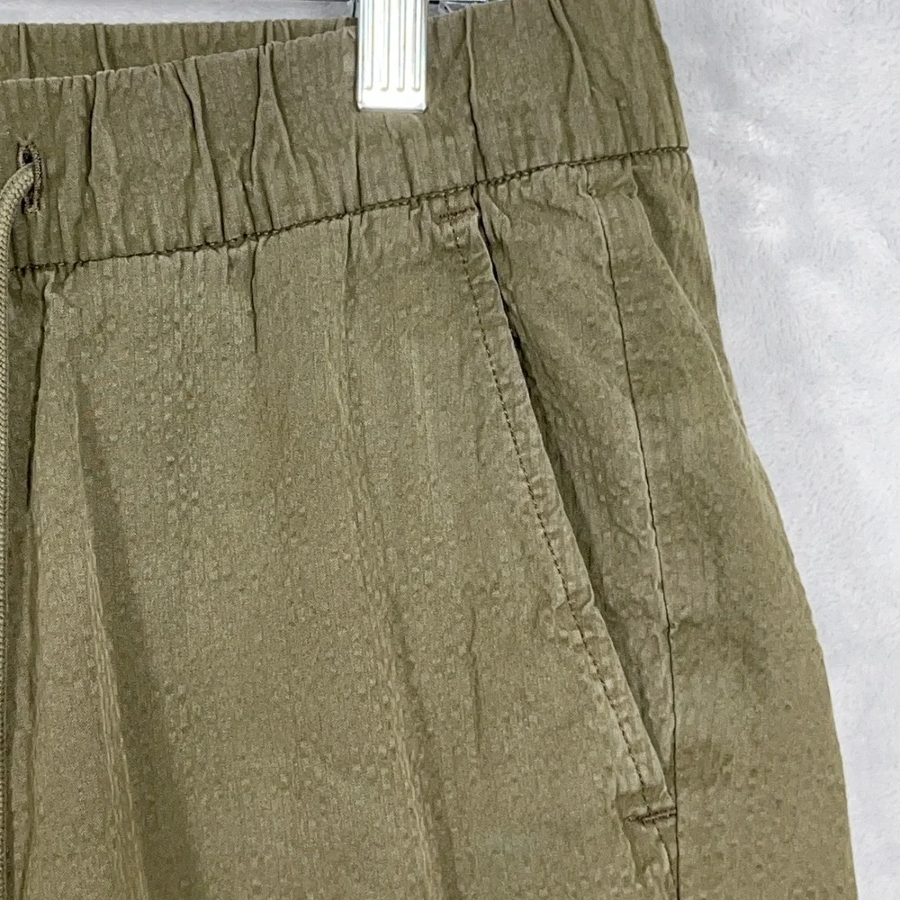 Abercrombie & Fitch Mens Jogger Pants M Long Olive Green Stretch Cotton Twill